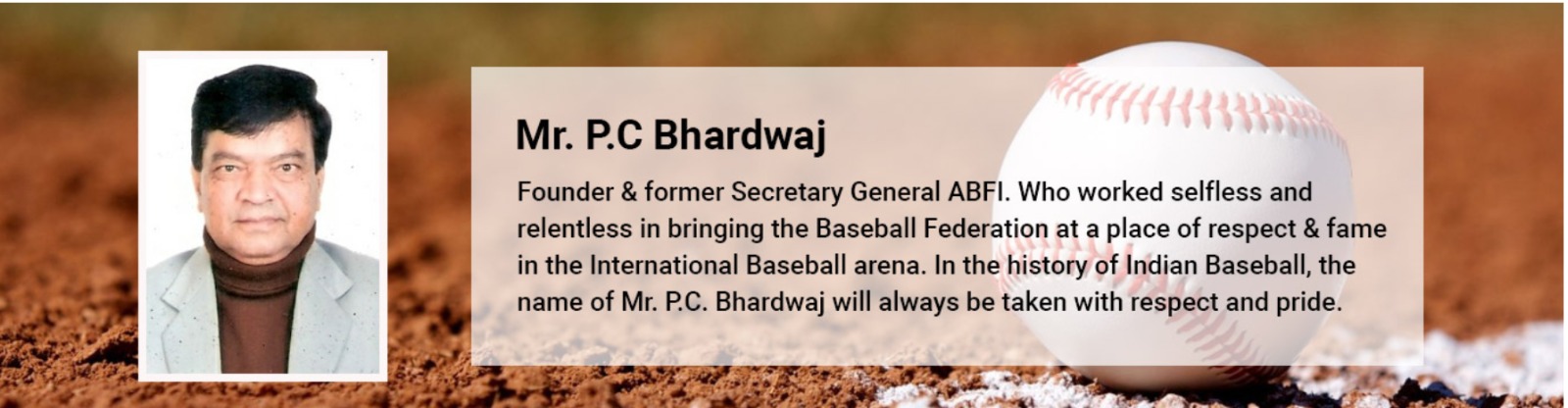 Tribute to P.C. Bhardwaj